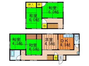 MAYUMIハウス70号館軸の物件間取画像